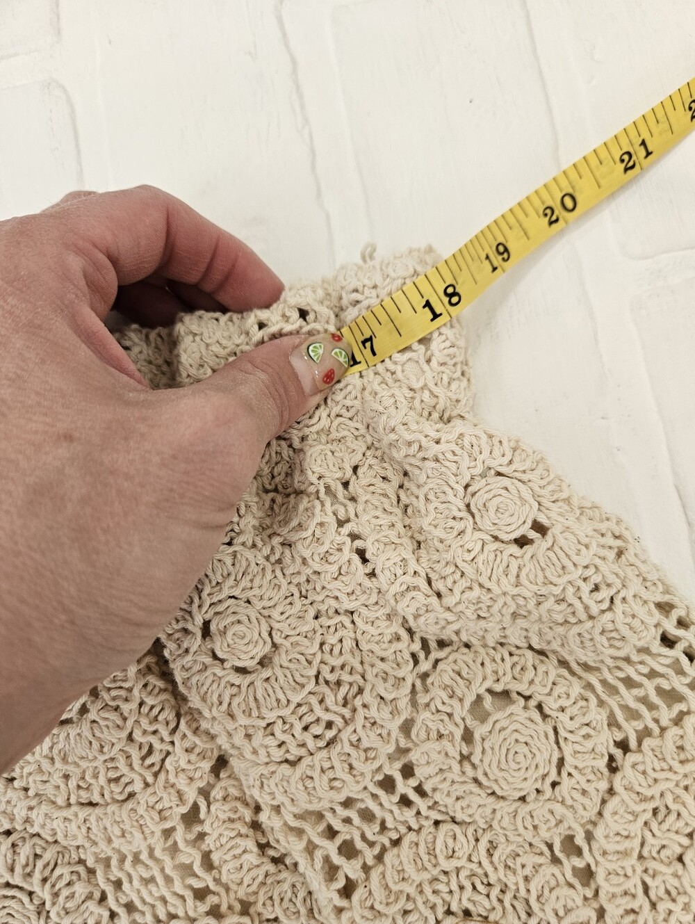 Crochet Pull On Short - Picture 3 of 5
